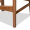 Baxton Studio Katya Mid-Century Modern Walnut Brown Finished Wood 2-Piece Counter Stool Set 183-11640-Zoro - alternate 6